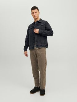 Cazadora tejana envejecida Jack & Jones Black Denim