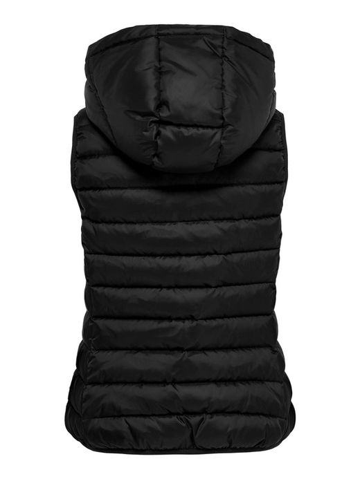 Chaleco alcochado con capucha Only Black