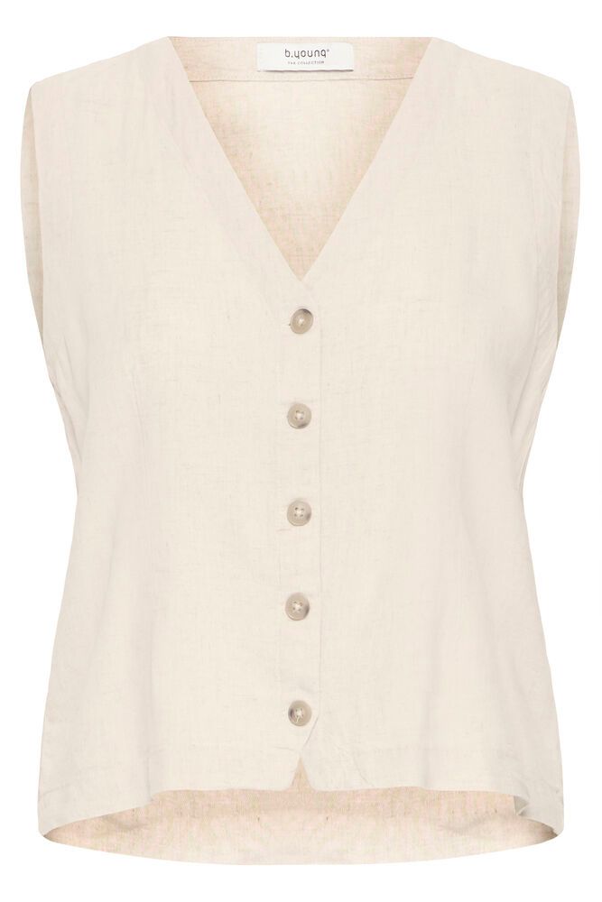 Chaleco con botones B.Young Cloud Dancer 32