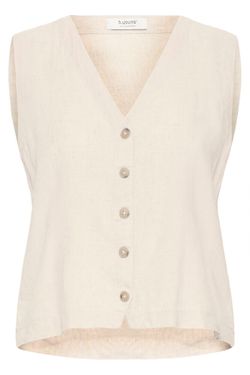 Chaleco con botones B.Young Cloud Dancer
