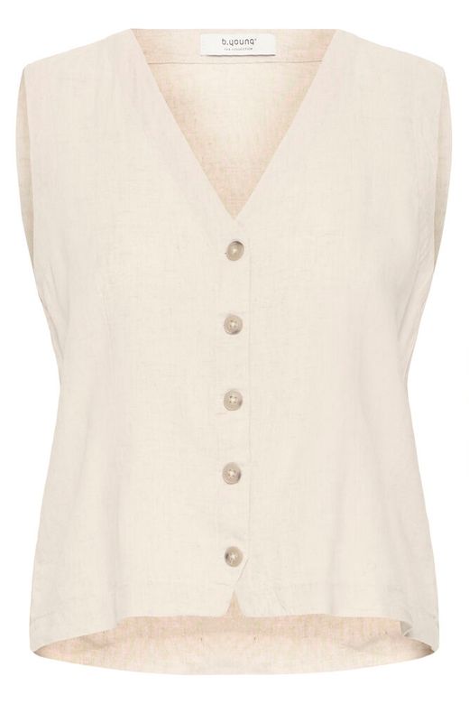 Chaleco con botones B.Young Cloud Dancer