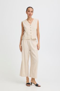 Chaleco con botones B.Young Cloud Dancer