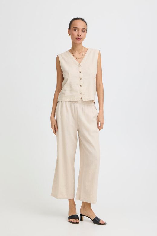 Chaleco con botones B.Young Cloud Dancer