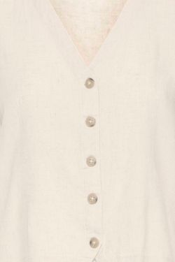 Chaleco con botones B.Young Cloud Dancer