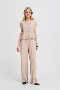 Chaleco con botones de rayas B.Young Sand