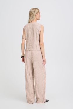 Chaleco con botones de rayas B.Young Sand