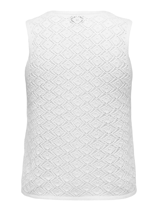 Chaleco de punto calado Jdy Cloud Dancer