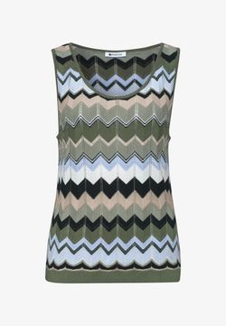 Chaleco de punto con rayas zig zag multicolor Street One Xxxx