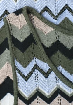 Chaleco de punto con rayas zig zag multicolor Street One Xxxx