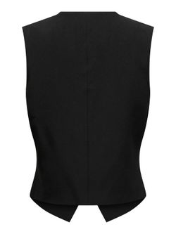 Chaleco de traje en cuello en V Only Black