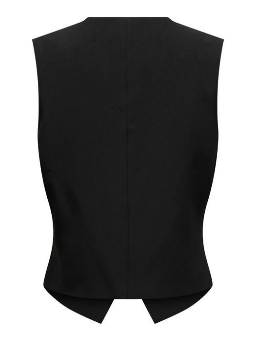 Chaleco de traje en cuello en V Only Black