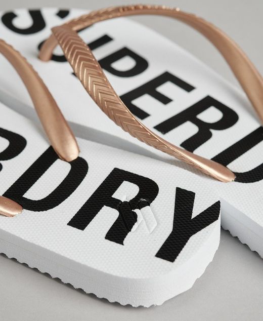 Chancla de dedo con letras branding Superdry Optic