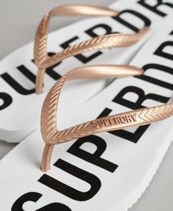 Chancla de dedo con letras branding Superdry Optic