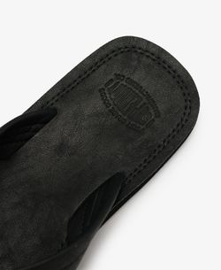 Chancla de dedo polipiel Superdry Black