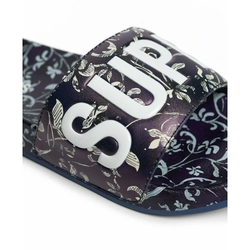Chancla de pala con estampado hojas Superdry Gardenia