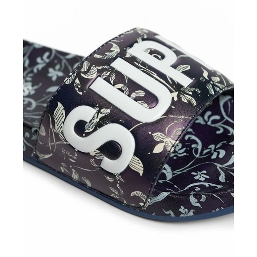 Chancla de pala con estampado hojas Superdry Gardenia