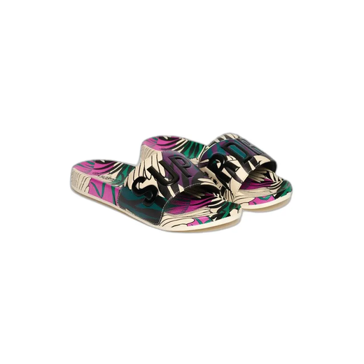 Chancla de pala con estampado tricolor Superdry Optic