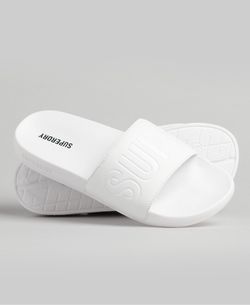 Chancla de pala con letras branding al tono Superdry Optic