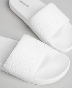 Chancla de pala con letras branding al tono Superdry Optic