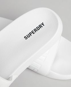 Chancla de pala con letras branding al tono Superdry Optic