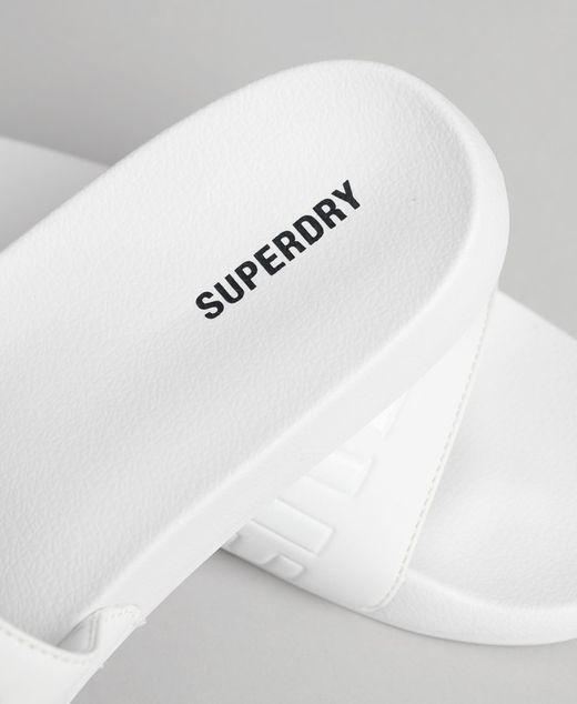 Chancla de pala con letras branding al tono Superdry Optic