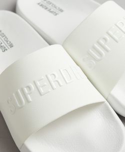 Chancla de pala con letras branding al tono Superdry Optic