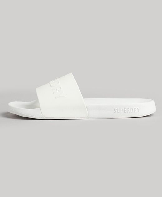 Chancla de pala con letras branding al tono Superdry Optic