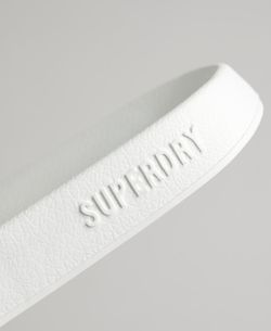 Chancla de pala con letras branding al tono Superdry Optic