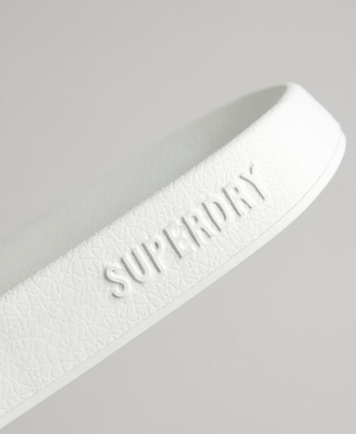 Chancla de pala con letras branding al tono Superdry Optic