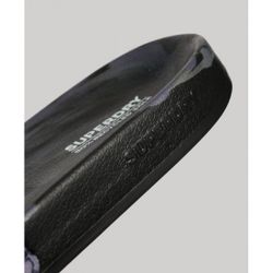 Chancla de pala con letras branding Superdry Dark Grey