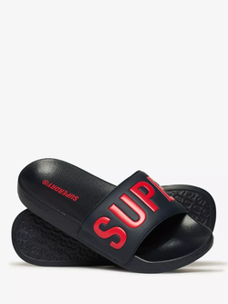 Chancla de pala con letras branding Superdry Nautical Blue