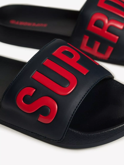 Chancla de pala con letras branding Superdry Nautical Blue