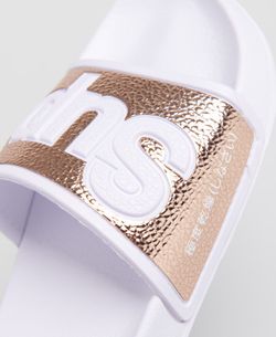 Chancla de pala con letras logotipo Superdry Rose