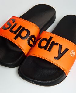 Chancleta combinada bicolor Superdry Black