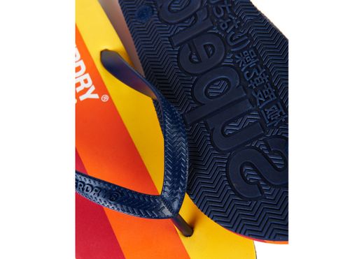 Chancleta de dedo tricolor Superdry Richest Navy