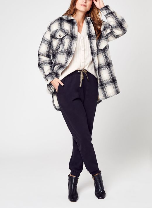 Chándal afelpado con cordón Pieces Black