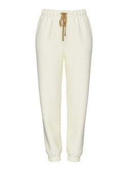 Chándal afelpado con cordón Pieces White Pepper