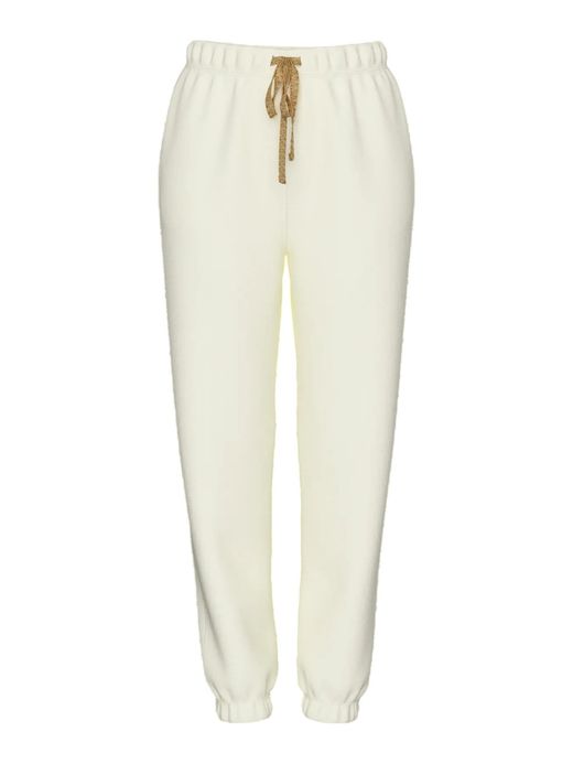 Chándal afelpado con cordón Pieces White Pepper