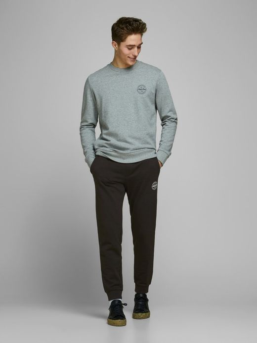 Tuta basic semplice nera Jack & Jones