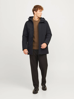 Chaqueta 3/4 con capuccha Jack & Jones Black
