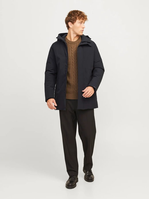 Chaqueta 3/4 con capuccha Jack & Jones Black