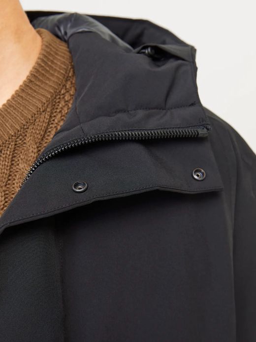 Chaqueta 3/4 con capuccha Jack & Jones Black