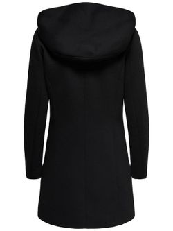 Solo giacca nera con cappuccio 3/4