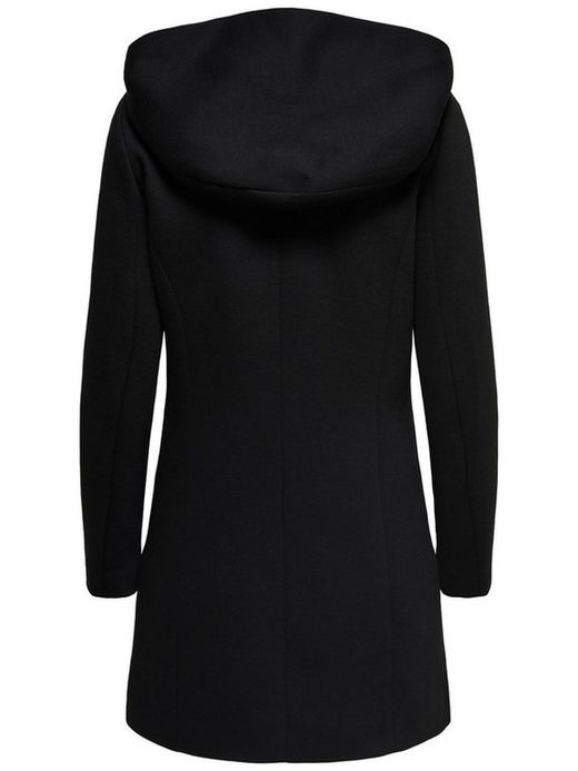 Solo giacca nera con cappuccio 3/4