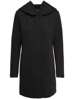 Solo giacca nera con cappuccio 3/4