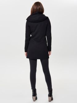 Solo giacca nera con cappuccio 3/4