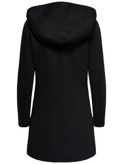 Solo giacca nera con cappuccio 3/4