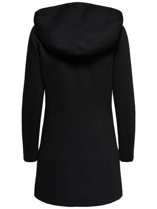 Solo giacca nera con cappuccio 3/4