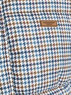 Chaqueta 3/4 con estampado pata de gallo Jack & Jones Cloud Dancer