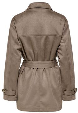 Chaqueta 3/4 efecto ante Only Walnut